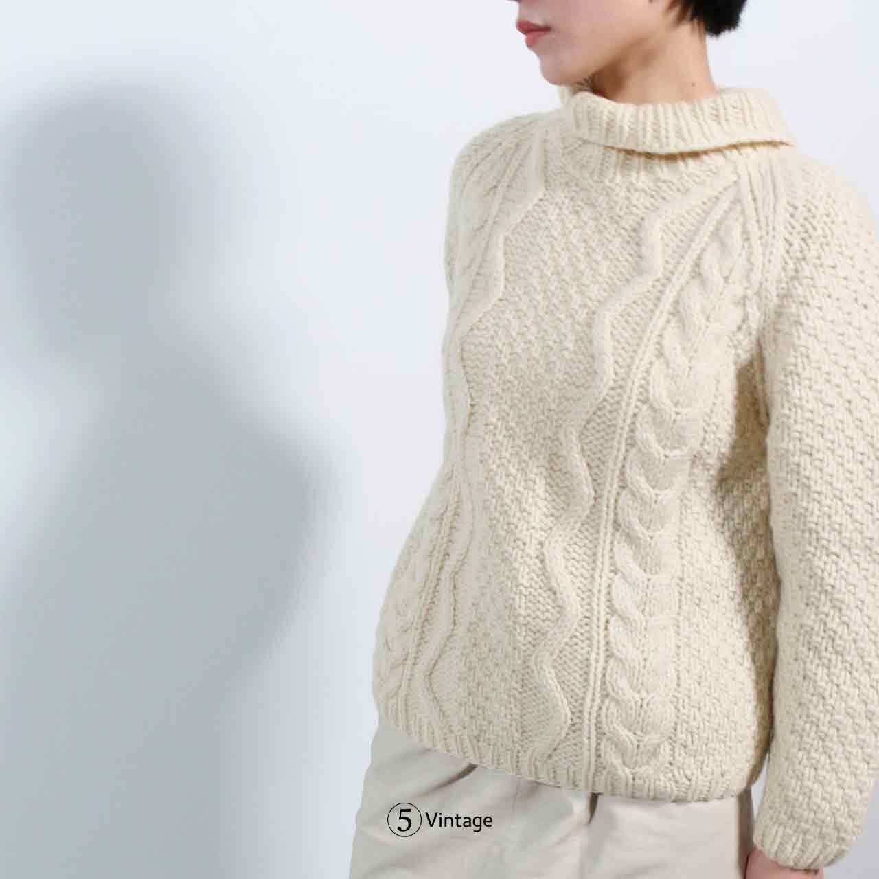 vintage knit ⑤トップス