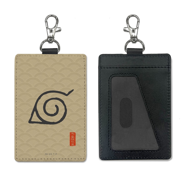 NARUTO-ナルト- 疾風伝 木ノ葉隠れの里 パスケース（ナスカン付き）