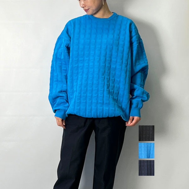 RIM.ARK リムアーク Uneven surface over knit 460HSL70-0160 2024春夏新作　[送料無料]