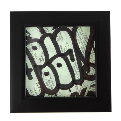 0867 / ThrowUp / Frame (110mm × 110 mm) / Black