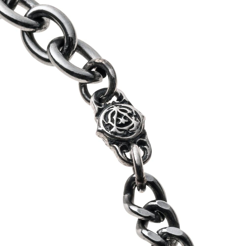 シルバーアクセントSUSクロスブレスレット ACB0135 Stainless Steel