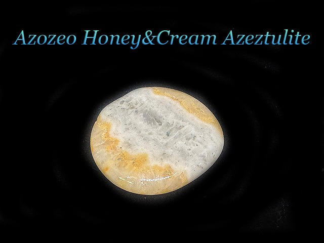 【ヘブン＆アース社製】Azozeoサチャロカ・クリア・アゼツライト　タンブル