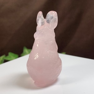 10.ローズクォーツうさぎ・お出かけうさちゃん