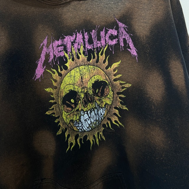 METALLICA メタリカ スウェットパーカー ブリーチ XL パスヘッド 黒