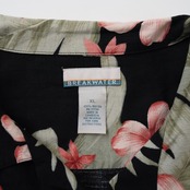 90s Pink Flower shirts(single stitch)