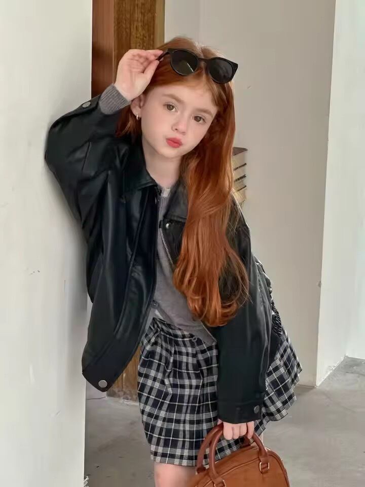 チェックプリーツスカート