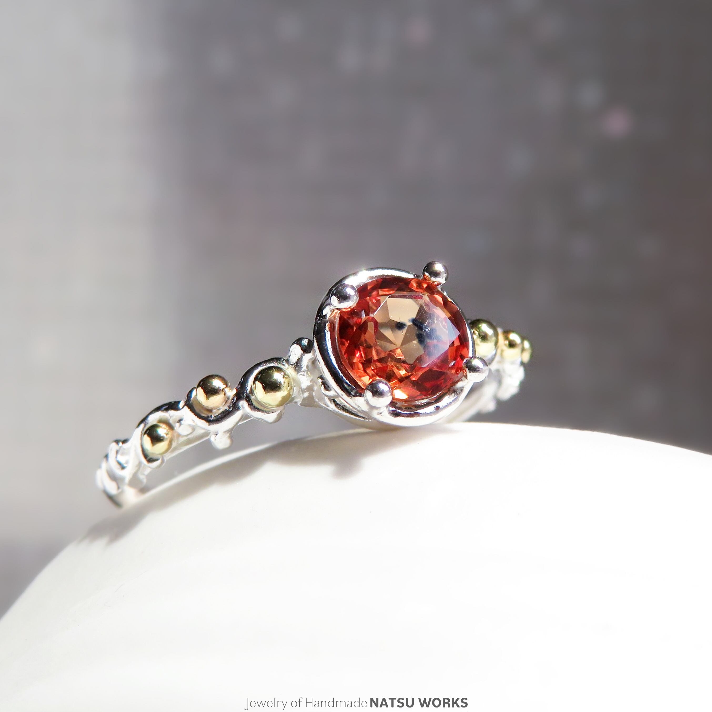 ラベンダーカルセドニー リング / Lavender Chalcedony Ring | NATSU