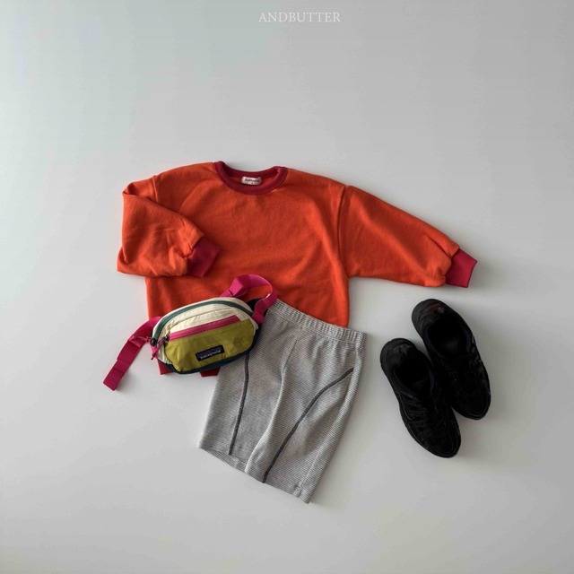 《送料無料》予約：フレンチスウェット【ANDBUTTER】※ジュニアサイズ
