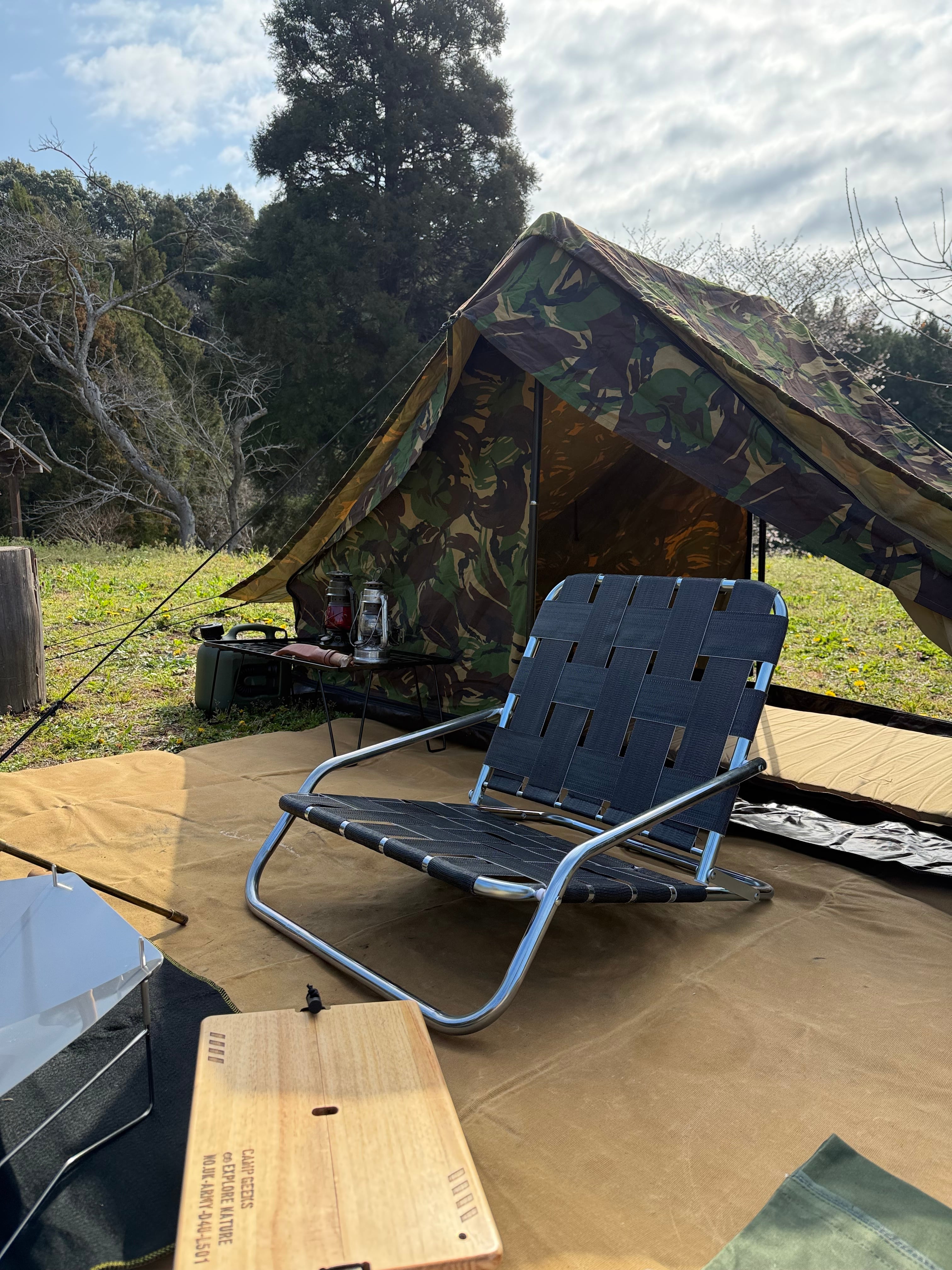 軍幕に最適❗️INDUSTRIAL TERRACE CHAIR / インダストリアルテラス