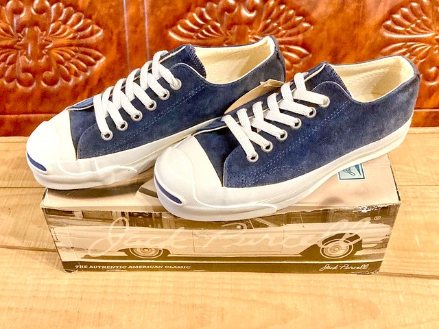 CONVERSE（コンバース）JACK PURCELL SUEDE（ジャックパーセル スエード）ネイビー 4 23cm USA 90s 223