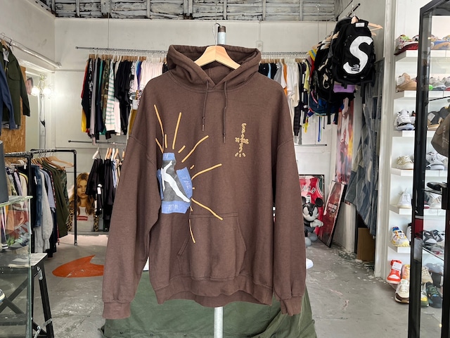 TRAVIS SCOTT CACTUS JACK HIGHEST LADDER HOODIE BROWN XL 96963