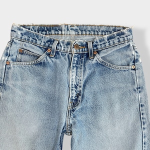 【LEVI'S】505 オレンジタブ ボタン裏977 デニム ジーンズ ジーパン リーバイス ダメージジーンズ テーパード W30 L30 US古着