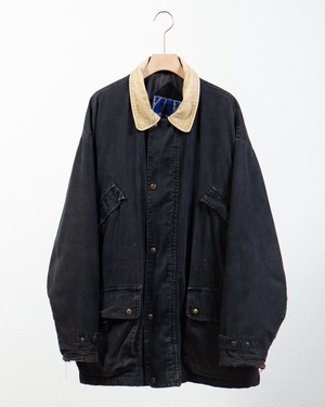 corduroy collar duck padding coveralls jacket