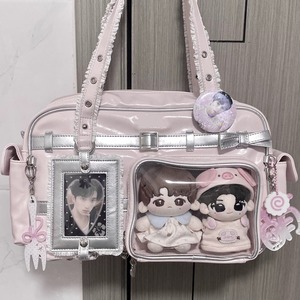 【お取り寄せ】地雷 量産型 Y2K フリルショルダー 痛バッグ 4色