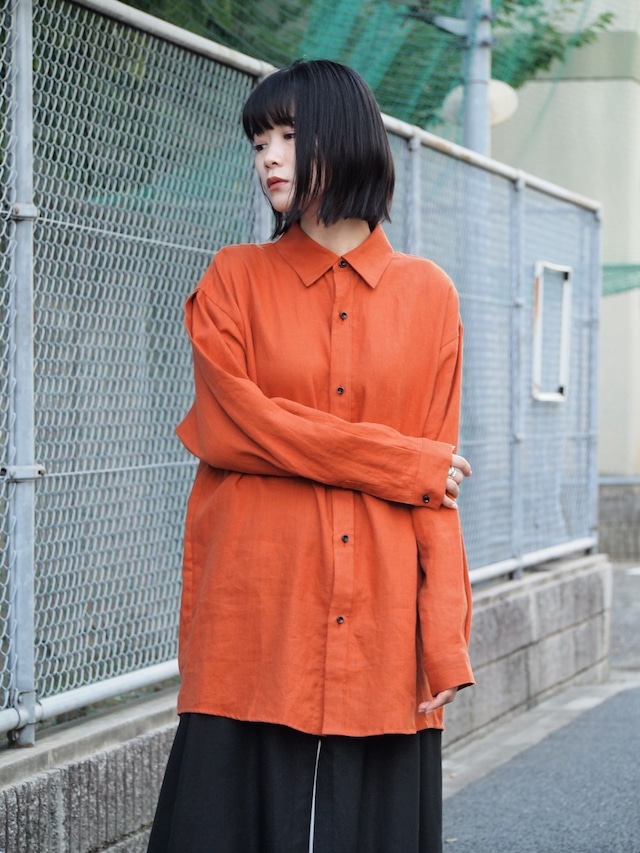 YUKI　JPL overlap shirt／JPLオーバーラップシャツ　BRICK【YUKI-22-009-BRK】