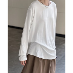 simple loose long tee N10392