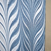 「時雨の浜辺」大矢羽柄〜洗えるきもの（シルジェリー格子柄）〜