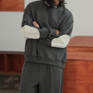 Elbow Patch Loose Sweat A2009