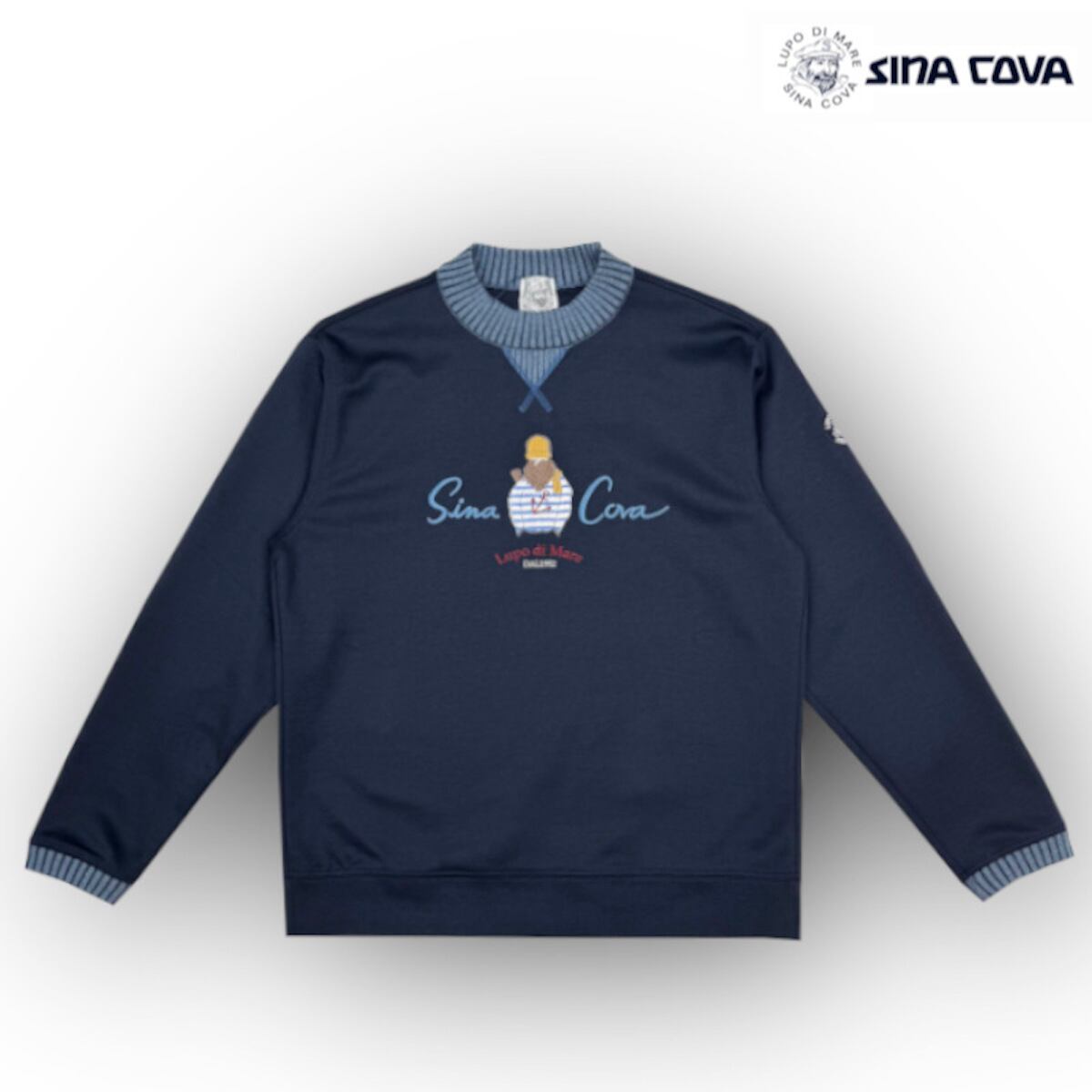モックネック トレーナー シナコバ SINACOVA 25 秋冬 AW 新作 Lサイズ