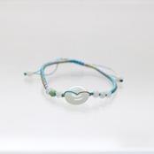 coin blue x glitter 紐ブレスレット A貨翡翠 jd_br1147