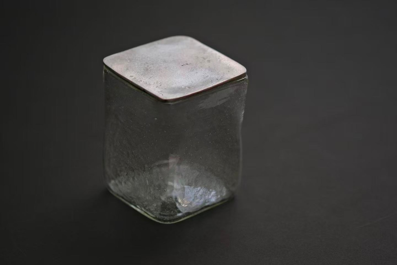 鳥山高史 Takafumi Toriyama - ガラス蓋物 glass caddy