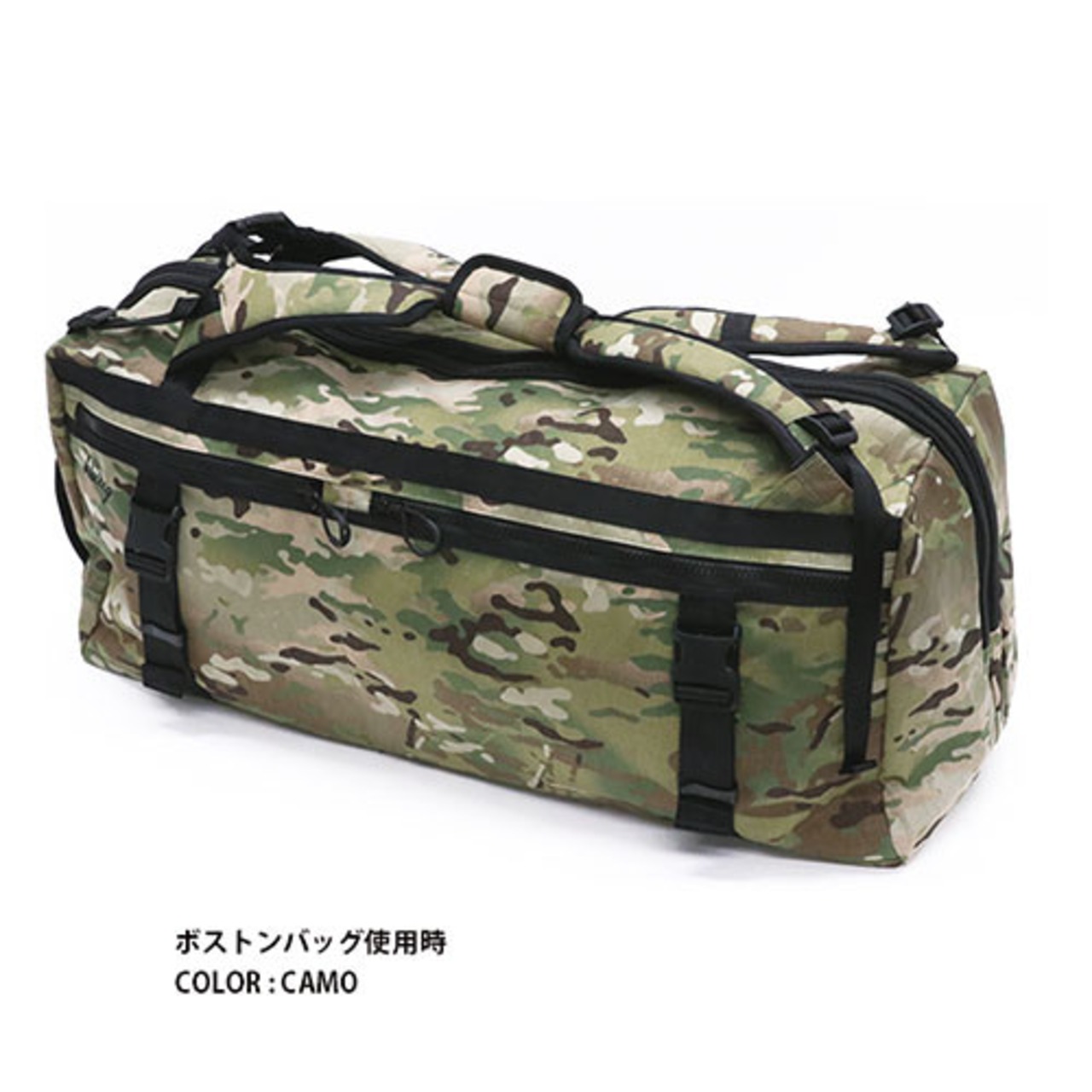 【blueeq】ブルイク HYBRID BOSTON BAG MEDIUM XPAC CAMO