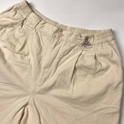 Japache ジャパチェ ツータック イージー ハーフパンツ ショートパンツ LL /メンズ/アイボリー/アンジェロ