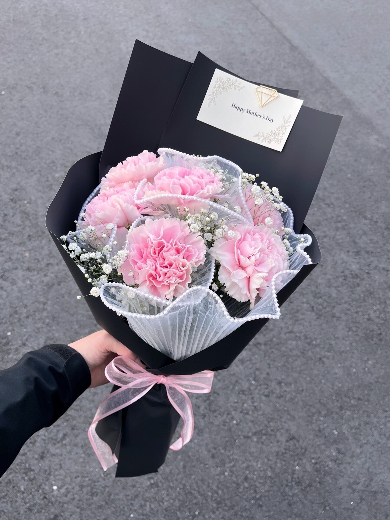 【発送】 mother's day bouquet ミニョンレースブーケ