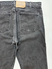 80s Levi’s 505 BLACK DENIM PANTS MADE IN USA Size W36L30→W35L29.5