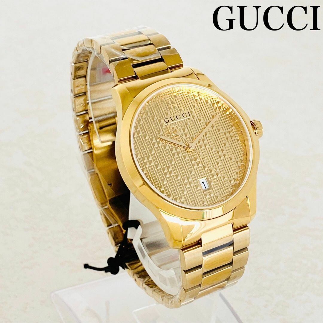 新品】定価14万 グッチGUCCI Gタイムレス メンズ男性 腕時計