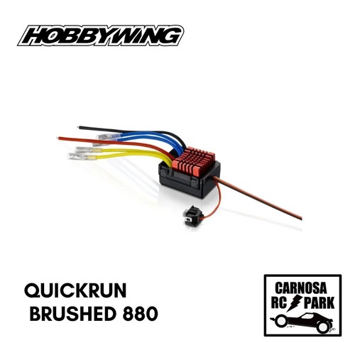【HOBBYWING ホビーウィング】QuicRUN-880-Brushed BEC内蔵【1/8用】[30120301]
