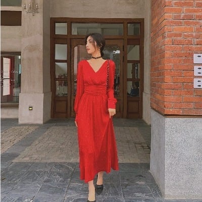 ドレス ワンピース パーティードレス フレンチドレス シフォン