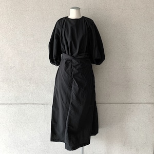 【COSMIC WONDER】Cotton paper voile spacecraft wrapped dress/17CW17285-2