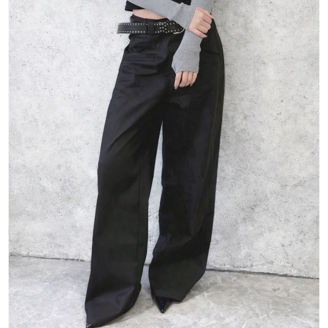 フロントデザイン ワイドスラックス 0572