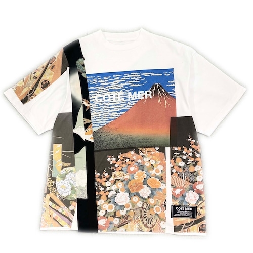 【tshirts251】M size  KIMONO &  print T-SHIRTS