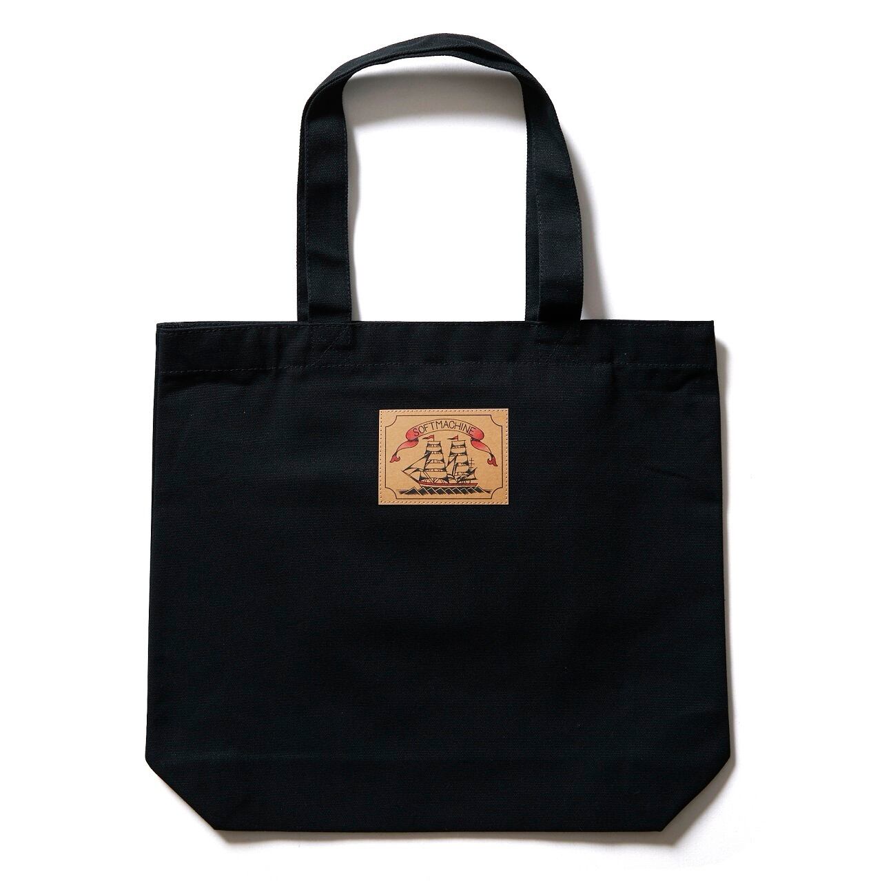 PEELING LOGO TOTE（BLACK）