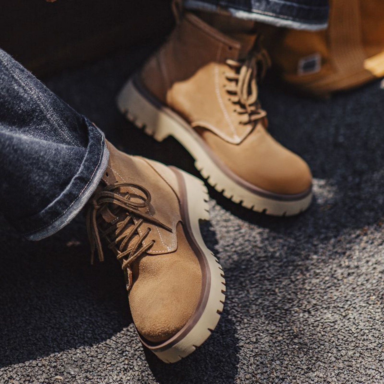 Cow Suede High-Top Ankle Boots / カウ スエード ハイトップ アンクル ブーツ