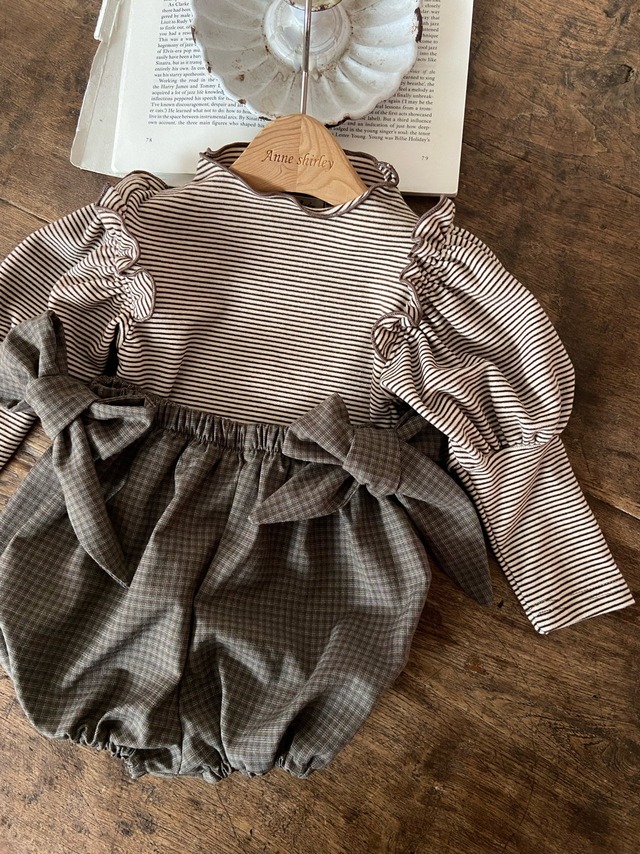 残り1点 即納⌇80cm リボン チェック ブルマ