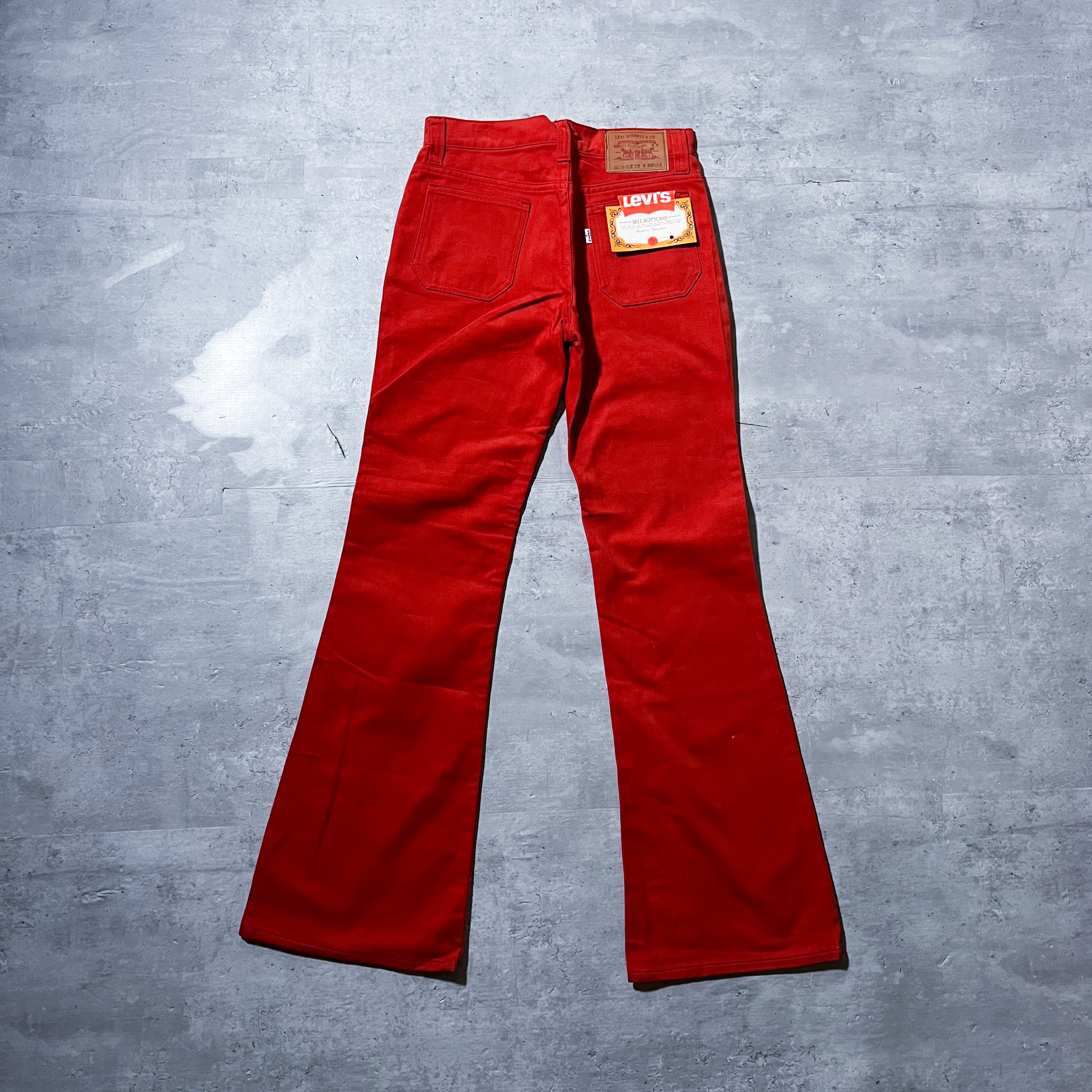 70s “Levi's”609 BIG“E” bell botoms bush pants dead stock!!! 70年代 ...