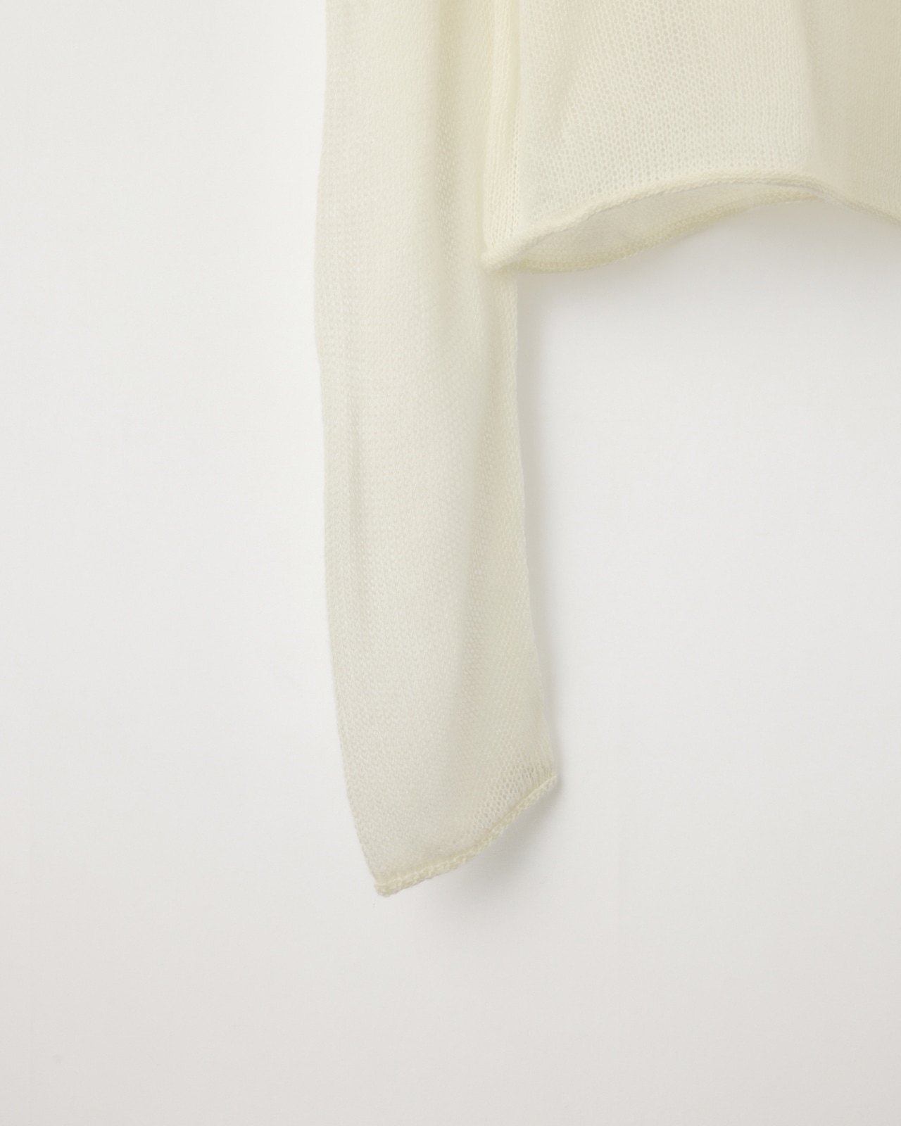 DU260704 Sheer Mohair Button Knit【一部予約商品10月中旬】