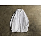 maison de soil(メゾンドソイル) ORGANIC CAMBRIC BANDED COLLAR EMB SHIRT