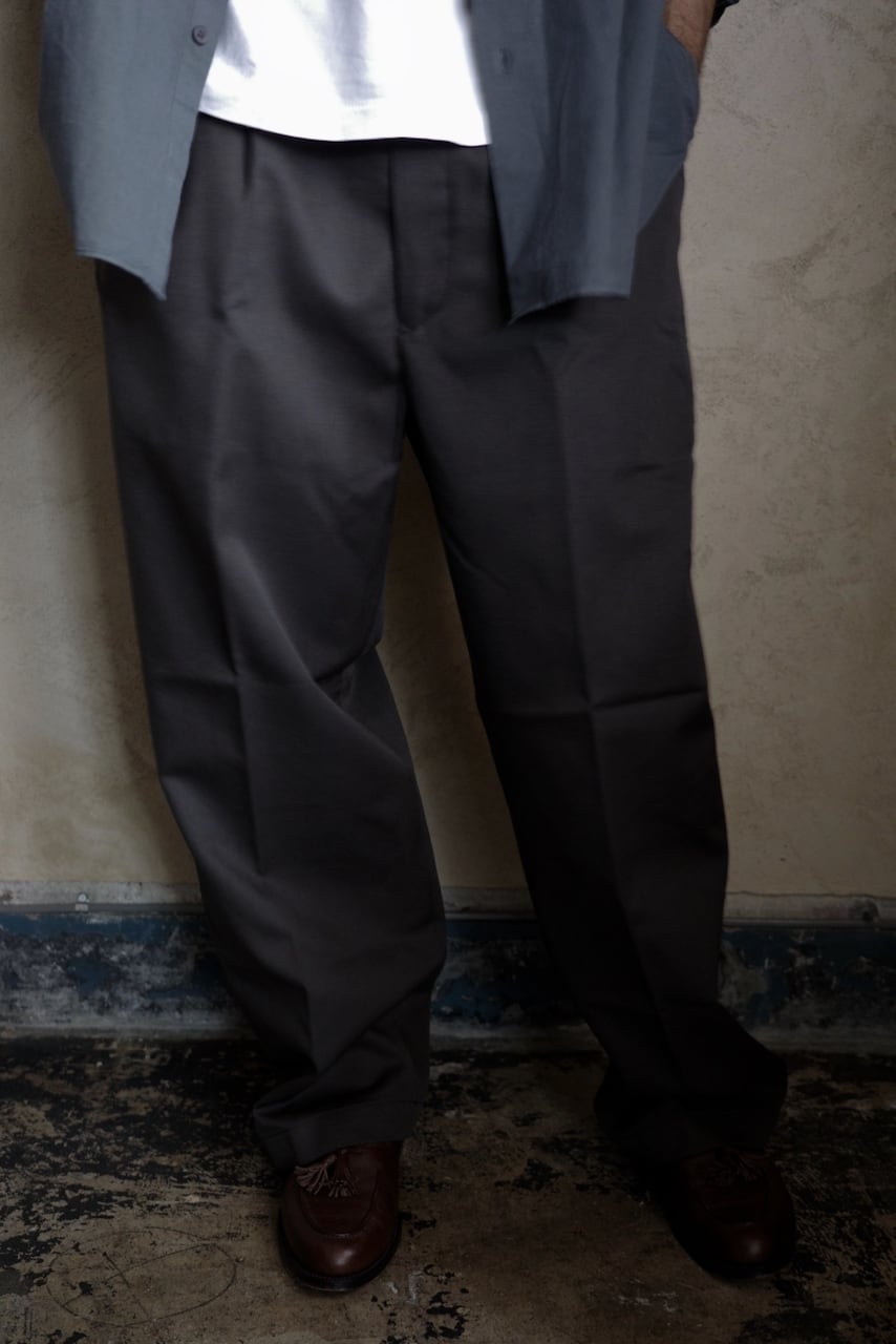 ENDS and MEANS / Wool Easy Trad Trousers | iremono