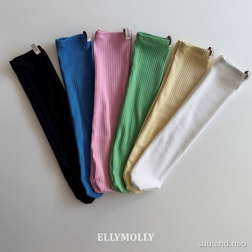 取寄：ELLYMOLLY カラーリブソックス※送料無料