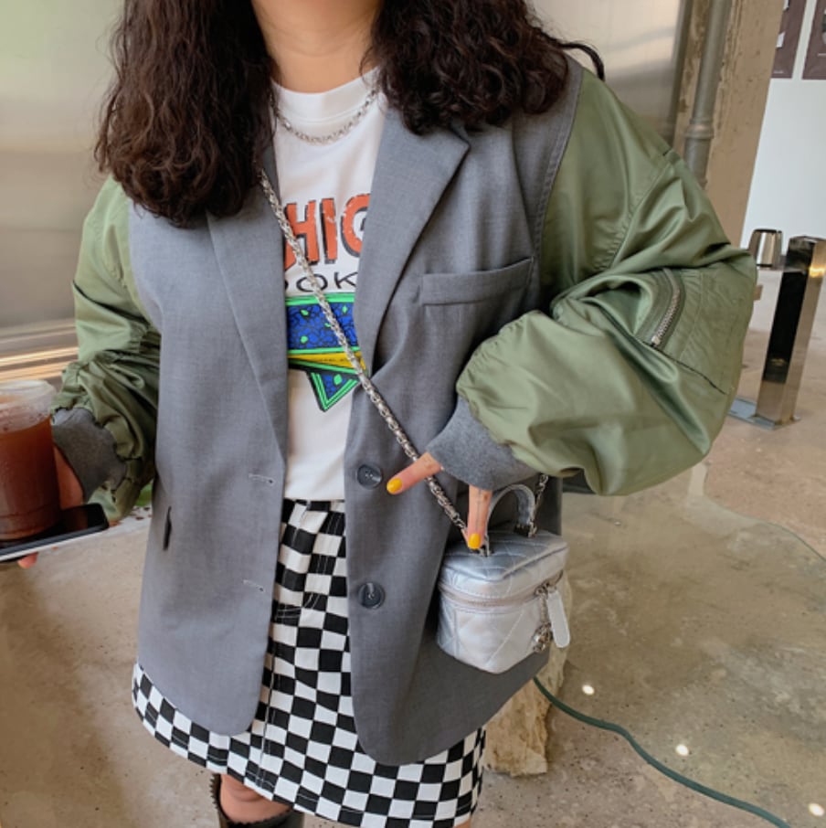 切り替えスリーブジャケット_LN01549