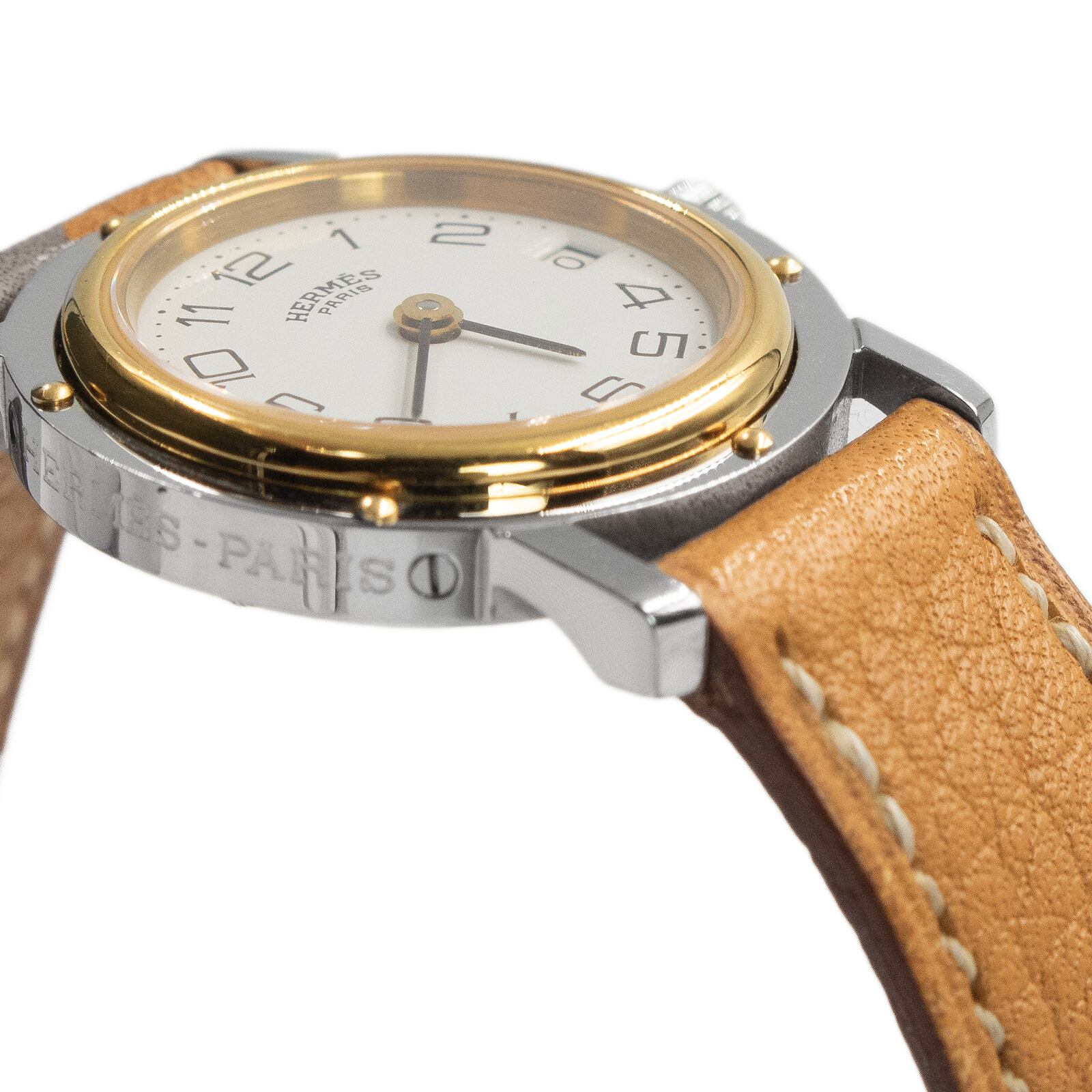 エルメス 腕時計 レディース クリッパー 白 ゴールド 茶色 高級 スリム ロゴ 送料無料 エルメス 腕時計 レディース クリッパー 白 ゴールド 茶色