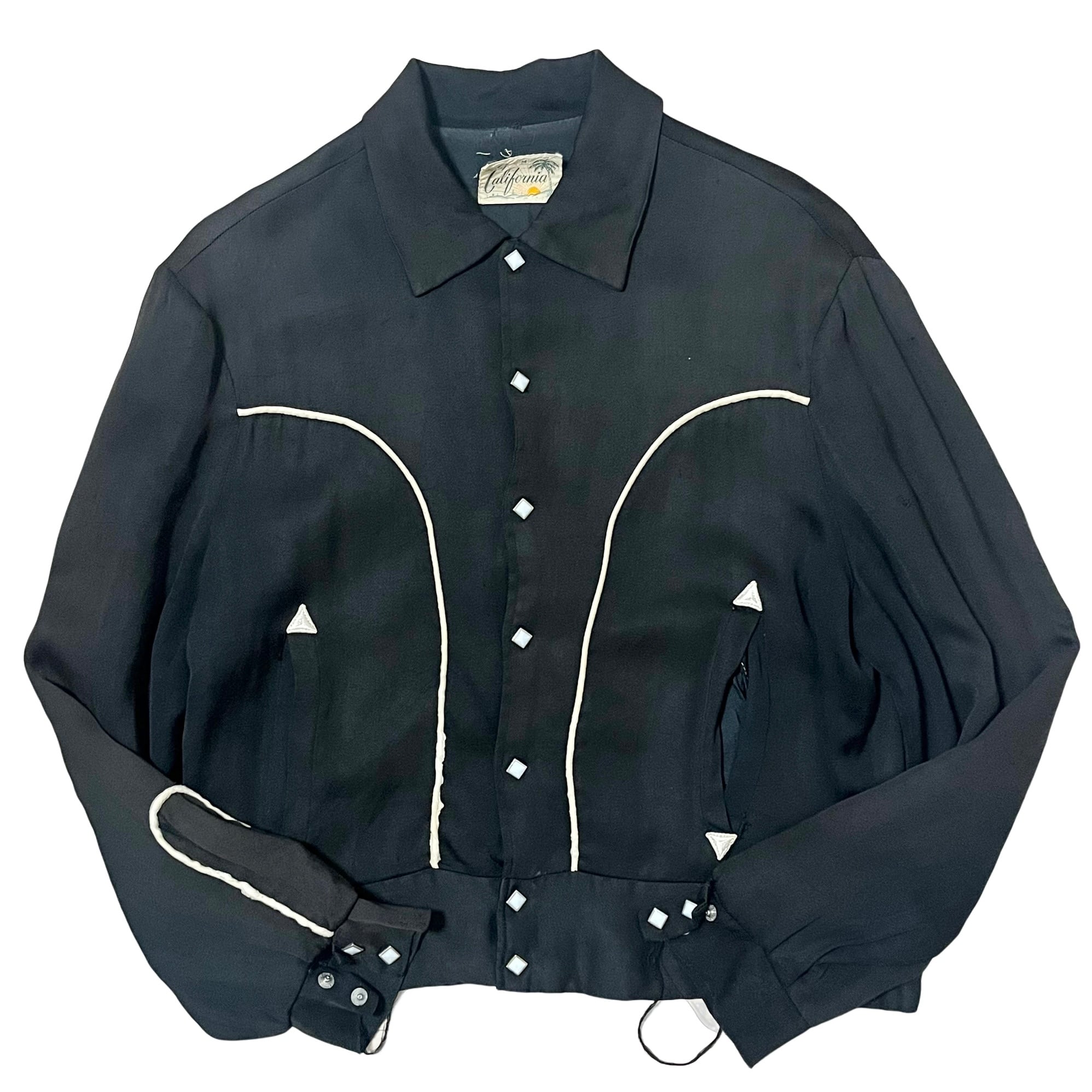 50s レーヨンギャバ　50年代　rayon gabardine Jacket