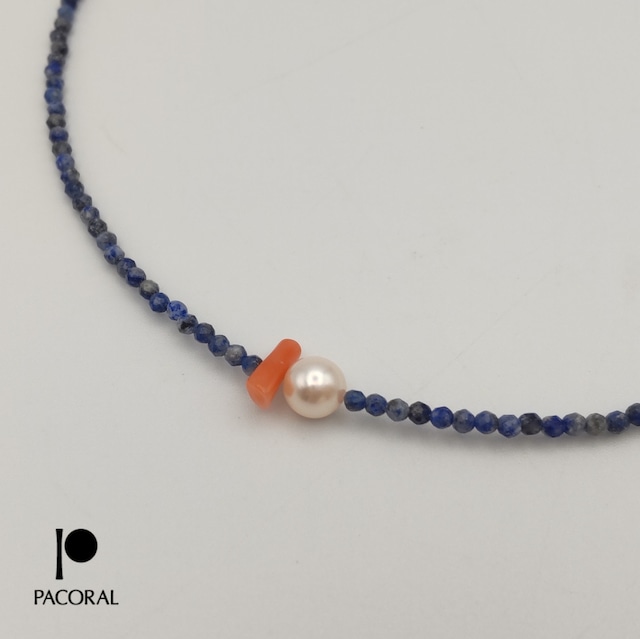 necklace-「P」lapis lazuli