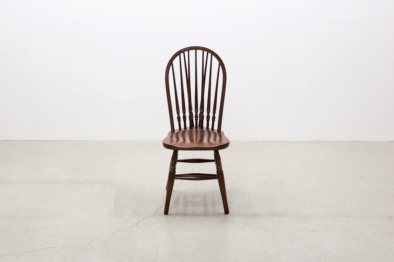 秋田木工 木製ウィンザーチェア A　ダイニングチェア 椅子 ヴィンテージ レトロ 秋田木工 木製ウィンザーチェア A ダイニングチェア 椅子 ヴィンテージ