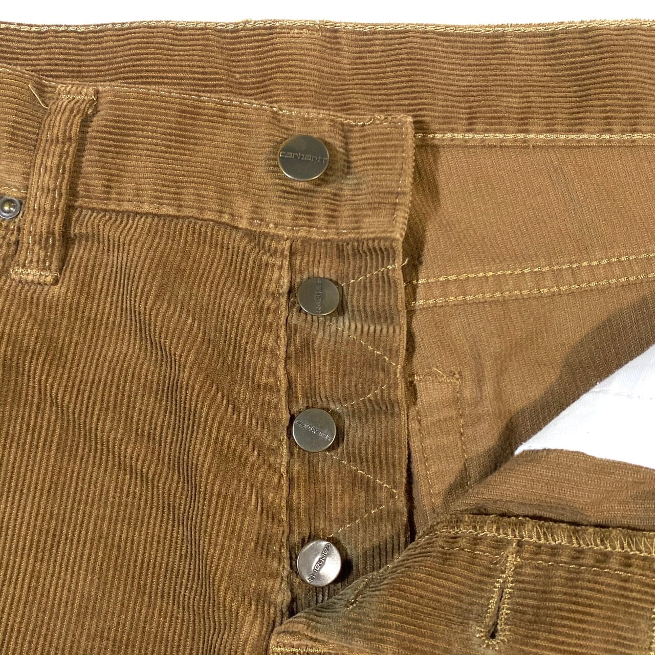 Carhartt カーハート 5ポケット コーデュロイパンツ ブラウン メンズ