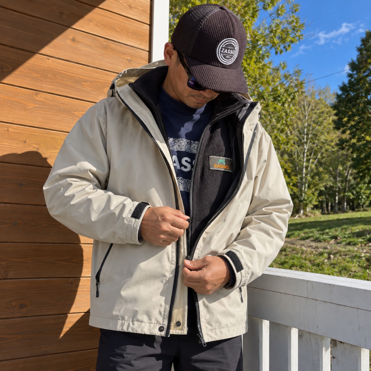 ZASSO FLEECE JACKET｜SHELL PARKA対応